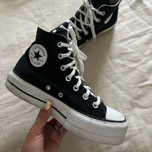 Black Platform Converse